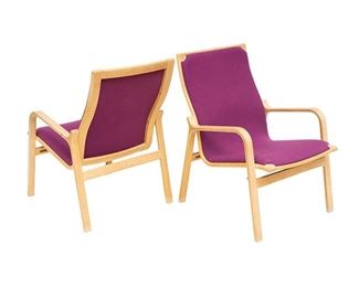Pair of Danish Mid-Century arm chairs
