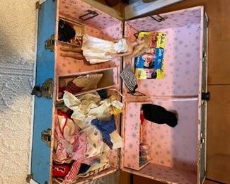 Vintage Barbie and Vogue Trunk