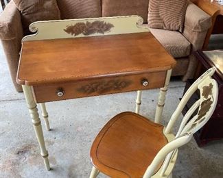 L. Hitchcock Desk and Chair