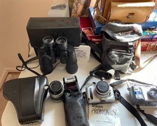 Nikon & Olympus Cameras and Binoculars