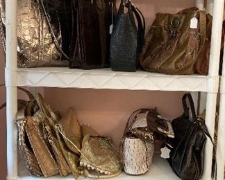 Many designer purses