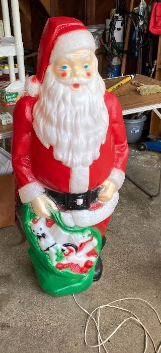 Santa blow mold