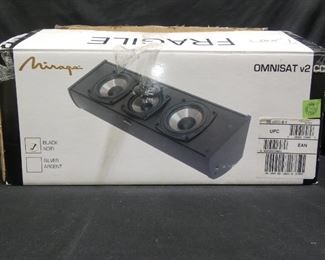 Mirage Omnisat v2 CC Black Speaker, New in the Box