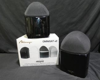 Mirage OMD-5 Bookshelf Speakers (pair), OMNIPOLAR Satellite Speakers
