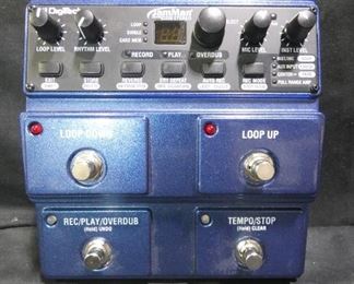 Digitech JamMan Pedal & 2 Fender Instrument Cable, stereo looping
