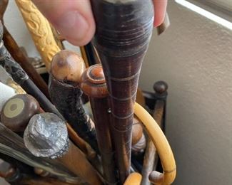 handcarved canes