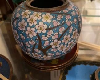 Japanese cherry blossom vase