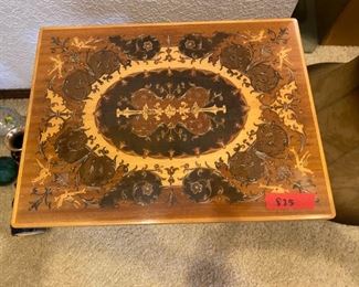 inlaid table