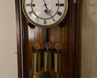 3 weight Grandsonnerie Austrian wall clock