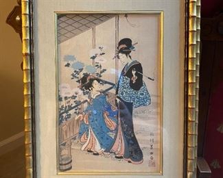 Japenese wood block prints