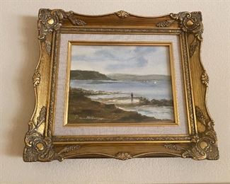 Oil, signed  Nina (?) Stevenson