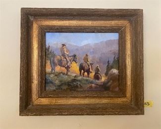 Oil, signed Gene D. Dougherty