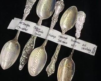Sterling state spoons
