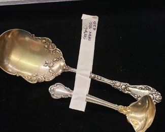 Sterling serving peices