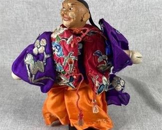 RARE Schoenhut Asian Hobo Chinaman Humpty Dumpty Circus Jointed Wood Doll