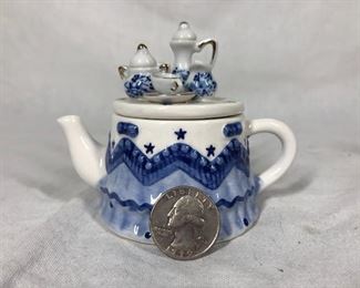 Miniature Tea Pot Trinket Box