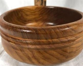 Retro Wood Carved Bowl