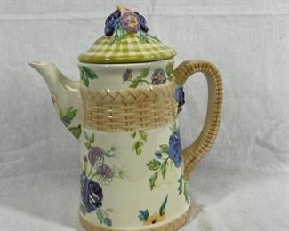 Tracy Potter Cottage Rose Collection Tea Pot