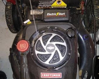 Craftsman electric start mower