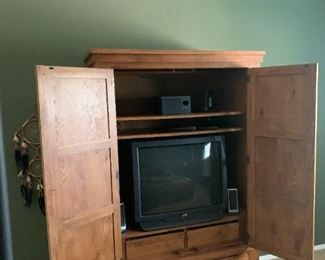 TV AND ARMOIRE