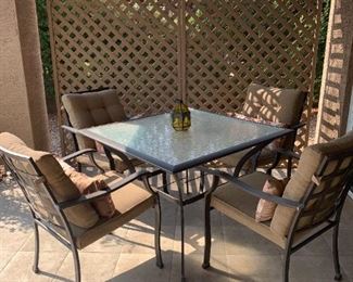 PATIO TABLE AND CHAIRS