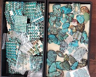 Different size and use Turquoise semiprecious stones