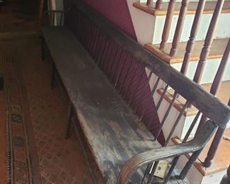 7 1/2' foot long primitive bench