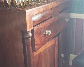 Antique server (with key)