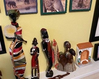 Hand Tooled Tribal Figurines
