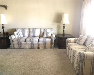 Drexel Heritage sofa and loveseat