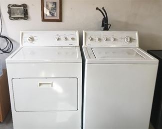 Kenmore washer and dryer