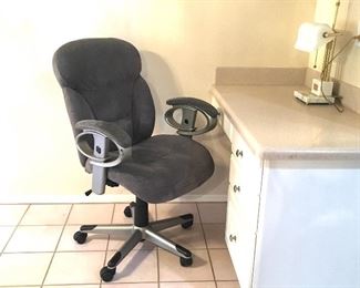 Lane gray office chair