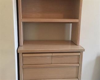 Chest with bookcase top, 2 pieces