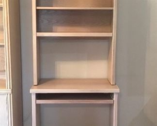 Computer desk with hutch