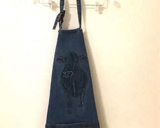 Denim apron