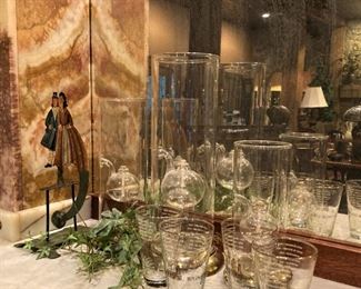 Glasses and vases