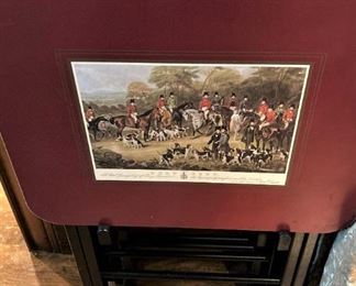 Hunt scene tv trays