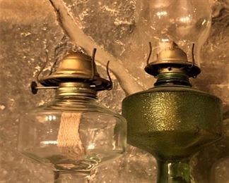 Vintage oil lamps