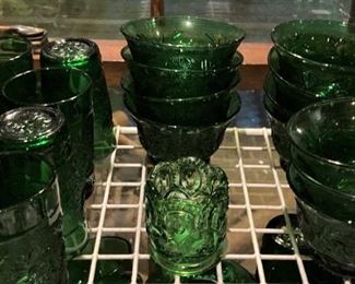Green glassware
