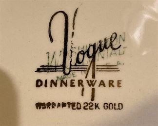 Washington Colonial china by Vogue