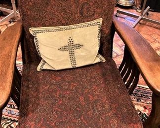 One of many antique chairs