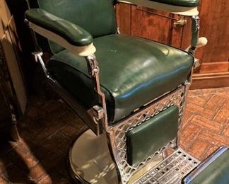 Vintage barber chair