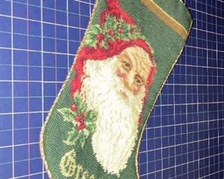 Needlepoint stocking