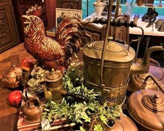 Rooster and accessories
