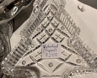 Waterford Christmas tree dish