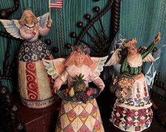 Jim Shore hand carved figures