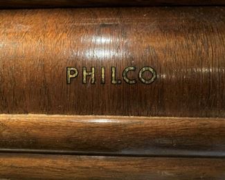 Vintage Philco radio