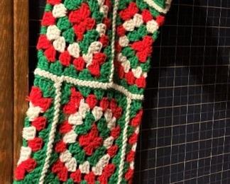 Crocheted stocking
