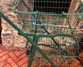 Vintage grocery store cart