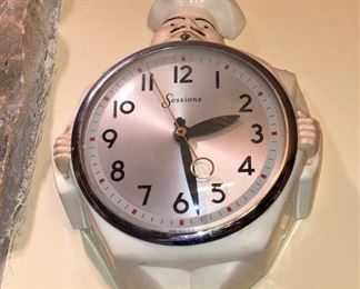 Vintage chef clock